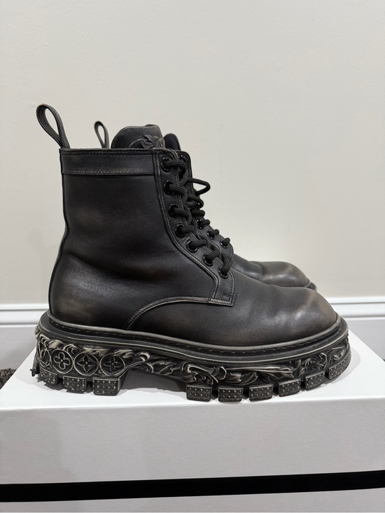 Louis Vuitton Virgil Abloh FW22 Baroque Ranger Leather Boots main image 4